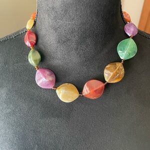 Vintage Lucite Multi-Color Necklace